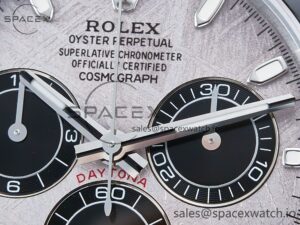 Daytona 116519 QF 1:1 Best Edition Meteorite Dial on Oysterflex Strap SH4130 V3 (Gain Weight) - Image 10