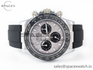 Daytona 116519 QF 1:1 Best Edition Meteorite Dial on Oysterflex Strap SH4130 V3 (Gain Weight) - Image 8