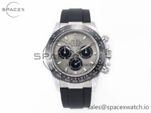 Daytona 116519 QF 1:1 Best Edition Gray Dial on Oysterflex Strap SH4130 V3 (Gain Weight)
