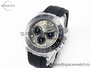 Daytona 116519 QF 1:1 Best Edition Gray Dial on Oysterflex Strap SH4130 V3 (Gain Weight) - Image 4