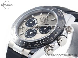 Daytona 116519 QF 1:1 Best Edition Gray Dial on Oysterflex Strap SH4130 V3 (Gain Weight) - Image 5