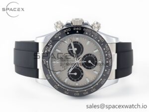 Daytona 116519 QF 1:1 Best Edition Gray Dial on Oysterflex Strap SH4130 V3 (Gain Weight) - Image 8
