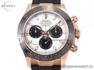 Daytona 116515 QF 1:1 Best Edition Meteorite Dial on Oysterflex Strap SH4130 V3 (Gain Weight) - Image 2