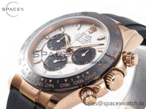 Daytona 116515 QF 1:1 Best Edition Meteorite Dial on Oysterflex Strap SH4130 V3 (Gain Weight) - Image 5