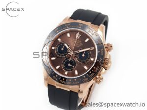Daytona 116515 QF 1:1 Best Edition Brown Dial on Oysterflex Strap SH4130 V3 (Gain Weight) - Image 4