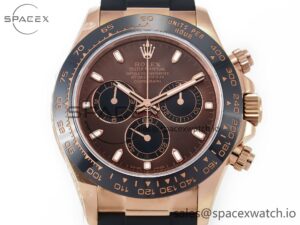 Daytona 116515 QF 1:1 Best Edition Brown Dial on Oysterflex Strap SH4130 V3 (Gain Weight) - Image 2