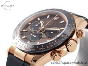 Daytona 116515 QF 1:1 Best Edition Brown Dial on Oysterflex Strap SH4130 V3 (Gain Weight) - Image 5