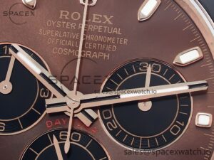 Daytona 116515 QF 1:1 Best Edition Brown Dial on Oysterflex Strap SH4130 V3 (Gain Weight) - Image 10
