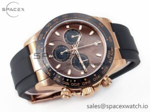 Daytona 116515 QF 1:1 Best Edition Brown Dial on Oysterflex Strap SH4130 V3 (Gain Weight) - Image 7