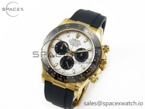 Daytona 116518 QF 1:1 Best Edition Meteorite Dial on Oysterflex Strap SH4130 V3 (Gain Weight) - Image 4