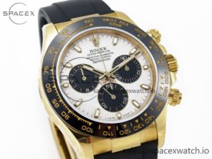 Daytona 116518 QF 1:1 Best Edition Meteorite Dial on Oysterflex Strap SH4130 V3 (Gain Weight) - Image 3