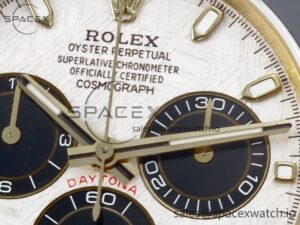Daytona 116518 QF 1:1 Best Edition Meteorite Dial on Oysterflex Strap SH4130 V3 (Gain Weight) - Image 10