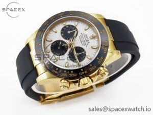 Daytona 116518 QF 1:1 Best Edition Meteorite Dial on Oysterflex Strap SH4130 V3 (Gain Weight) - Image 7