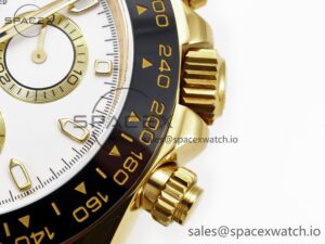 Daytona 116518 QF 1:1 Best Edition White Dial on Oysterflex Strap SH4130 V3 (Gain Weight) - Image 12