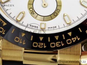 Daytona 116518 QF 1:1 Best Edition White Dial on Oysterflex Strap SH4130 V3 (Gain Weight) - Image 11