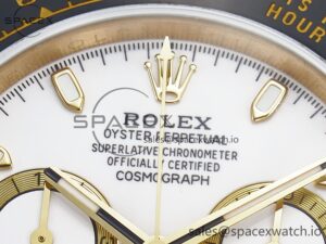 Daytona 116518 QF 1:1 Best Edition White Dial on Oysterflex Strap SH4130 V3 (Gain Weight) - Image 9