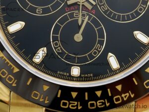 Daytona 116518 QF 1:1 Best Edition Black Dial on Oysterflex Strap SH4130 V3 (Gain Weight) - Image 11