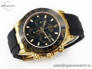 Daytona 116518 QF 1:1 Best Edition Black Dial on Oysterflex Strap SH4130 V3 (Gain Weight) - Image 7