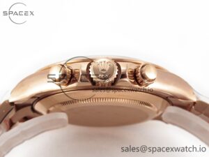 Daytona 116505 QF 1:1 Best Edition Meteorite Dial on RG Bracelet SH4130 V3 (Gain Weight) - Image 15