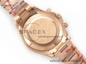 Daytona 116505 QF 1:1 Best Edition Black/RG Dial on RG Bracelet SH4130 V3 (Gain Weight) - Image 17