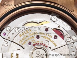 Daytona 116505 QF 1:1 Best Edition RG/Black Dial on RG Bracelet SH4130 V3 (Gain Weight) - Image 21