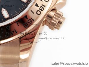 Daytona 116505 QF 1:1 Best Edition Black/RG Dial on RG Bracelet SH4130 V3 (Gain Weight) - Image 13