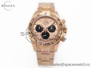 Daytona 116505 QF 1:1 Best Edition RG/Black Dial on RG Bracelet SH4130 V3 (Gain Weight)