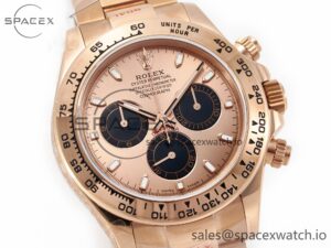 Daytona 116505 QF 1:1 Best Edition RG/Black Dial on RG Bracelet SH4130 V3 (Gain Weight) - Image 3