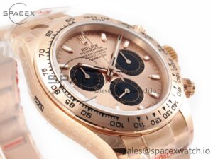 Daytona 116505 QF 1:1 Best Edition RG/Black Dial on RG Bracelet SH4130 V3 (Gain Weight) - Image 6