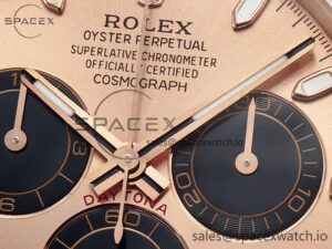 Daytona 116505 QF 1:1 Best Edition RG/Black Dial on RG Bracelet SH4130 V3 (Gain Weight) - Image 10