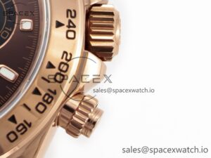 Daytona 116505 QF 1:1 Best Edition Brown Dial on RG Bracelet SH4130 V3 (Gain Weight) - Image 12