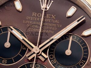 Daytona 116505 QF 1:1 Best Edition Brown Dial on RG Bracelet SH4130 V3 (Gain Weight) - Image 10