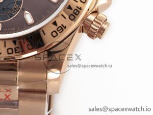 Daytona 116505 QF 1:1 Best Edition Brown Dial on RG Bracelet SH4130 V3 (Gain Weight) - Image 13