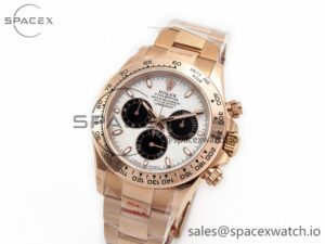 Daytona 116505 QF 1:1 Best Edition Meteorite Dial on RG Bracelet SH4130 V3 (Gain Weight) - Image 4