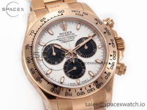 Daytona 116505 QF 1:1 Best Edition Meteorite Dial on RG Bracelet SH4130 V3 (Gain Weight) - Image 3