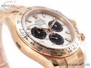 Daytona 116505 QF 1:1 Best Edition Meteorite Dial on RG Bracelet SH4130 V3 (Gain Weight) - Image 6