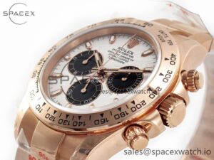 Daytona 116505 QF 1:1 Best Edition Meteorite Dial on RG Bracelet SH4130 V3 (Gain Weight) - Image 5