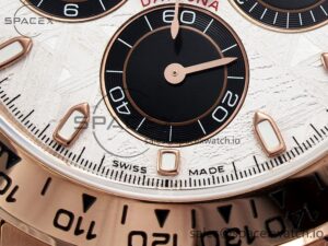 Daytona 116505 QF 1:1 Best Edition Meteorite Dial on RG Bracelet SH4130 V3 (Gain Weight) - Image 11