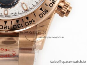 Daytona 116505 QF 1:1 Best Edition Meteorite Dial on RG Bracelet SH4130 V3 (Gain Weight) - Image 13