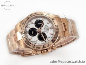 Daytona 116505 QF 1:1 Best Edition Meteorite Dial on RG Bracelet SH4130 V3 (Gain Weight) - Image 7