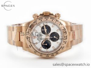 Daytona 116505 QF 1:1 Best Edition Meteorite Dial on RG Bracelet SH4130 V3 (Gain Weight) - Image 8