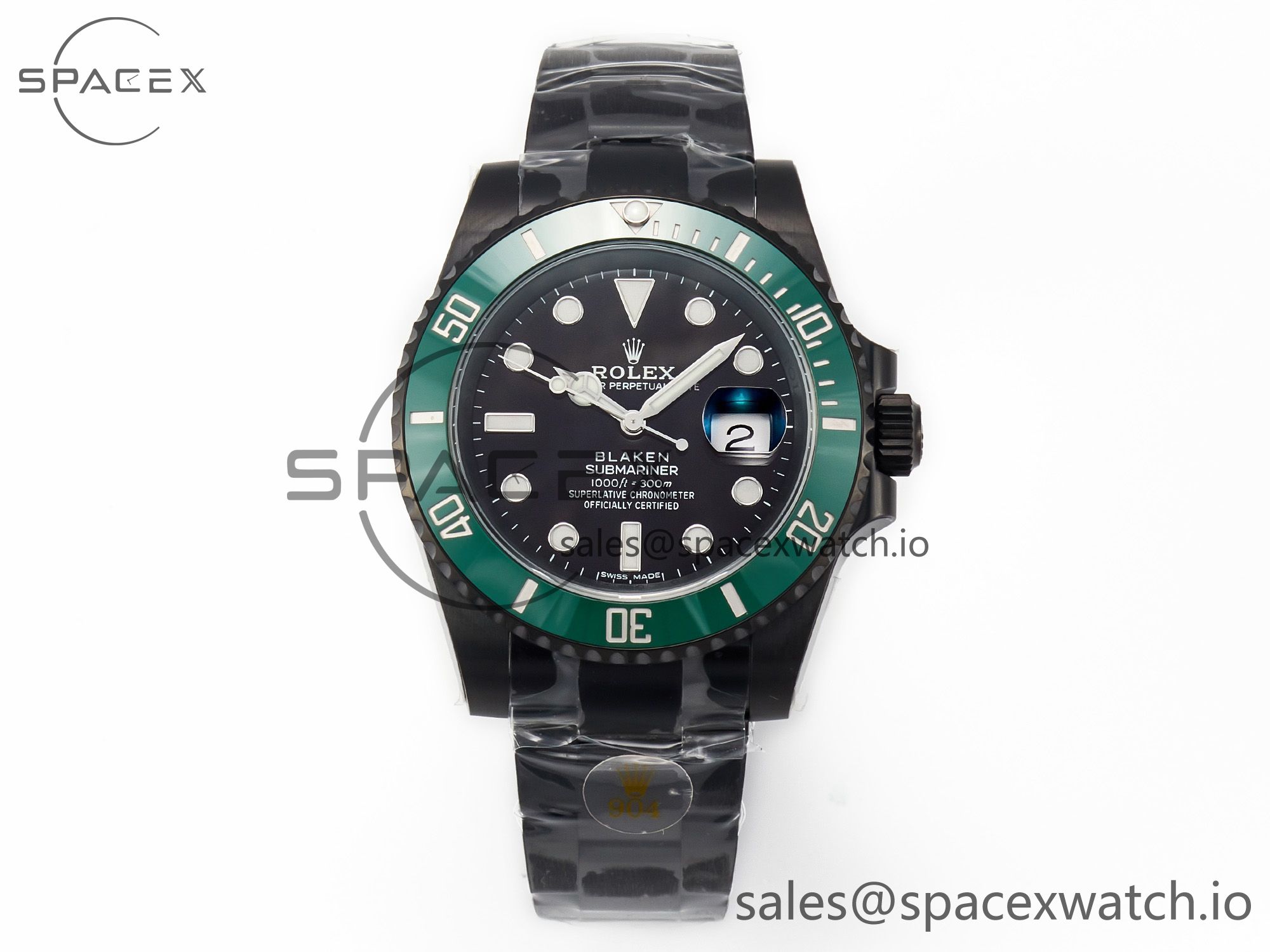 IMG_6050 拷贝 Blaken Sub Green PVD/SS Black V6F V2 VS3135 - Image 1