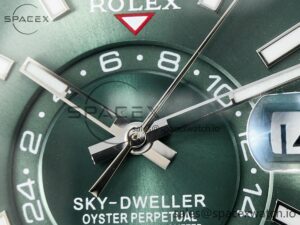 Sky-dweller SS Noob Best Edition Green Dial on SS Jubilee Bracelet A23J - Image 10