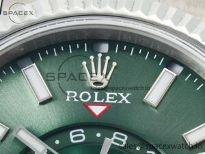 Sky-dweller SS Noob Best Edition Green Dial on SS Jubilee Bracelet A23J - Image 9