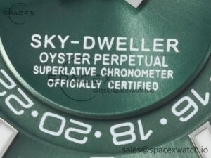 Sky-dweller SS Noob Best Edition Green Dial on SS Jubilee Bracelet A23J - Image 11