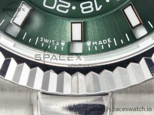 Sky-dweller SS Noob Best Edition Green Dial on SS Jubilee Bracelet A23J - Image 13