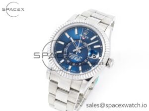 Sky-dweller SS Noob Best Edition Blue Dial on SS Jubilee Bracelet A23J - Image 4