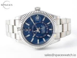 Sky-dweller SS Noob Best Edition Blue Dial on SS Jubilee Bracelet A23J - Image 8