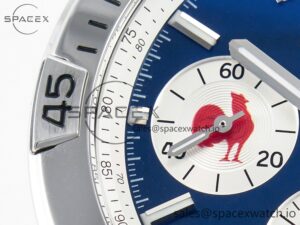 Chronomat B01 France 42mm SS BLSF 1:1 Best Edition Blue Dial on SS Bracelet A7750 - Image 9