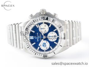 Chronomat B01 Scotland 42mm SS BLSF 1:1 Best Edition Blue Dial on SS Bracelet A7750 - Image 8